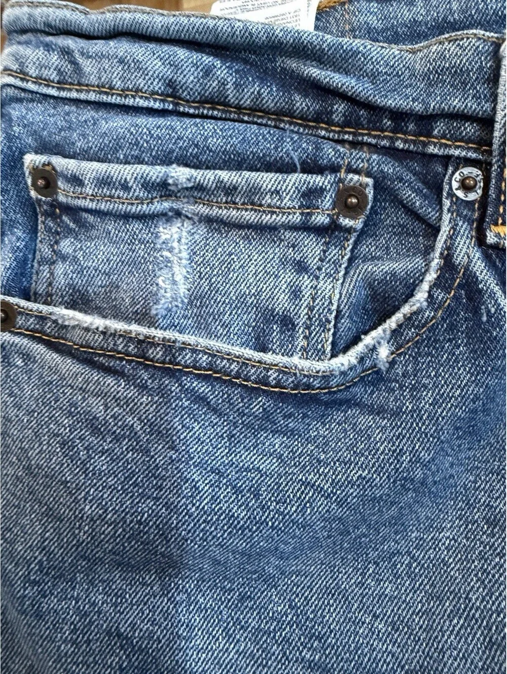Levis 505 Classic Fit Mens Jeans Medium Wash Straight Leg Denim 34x34